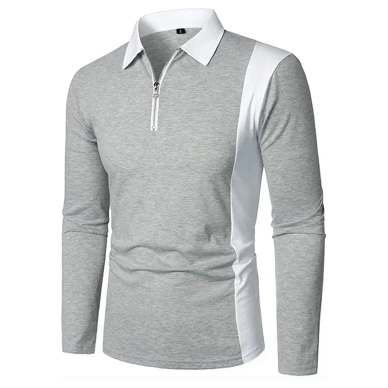 Men's Long Sleeve Polo Shirt Padrony - Pure - PURECLO