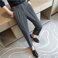 Striped Suit Trousers - Pure - PURECLO