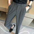 Striped Suit Trousers - Pure - PURECLO