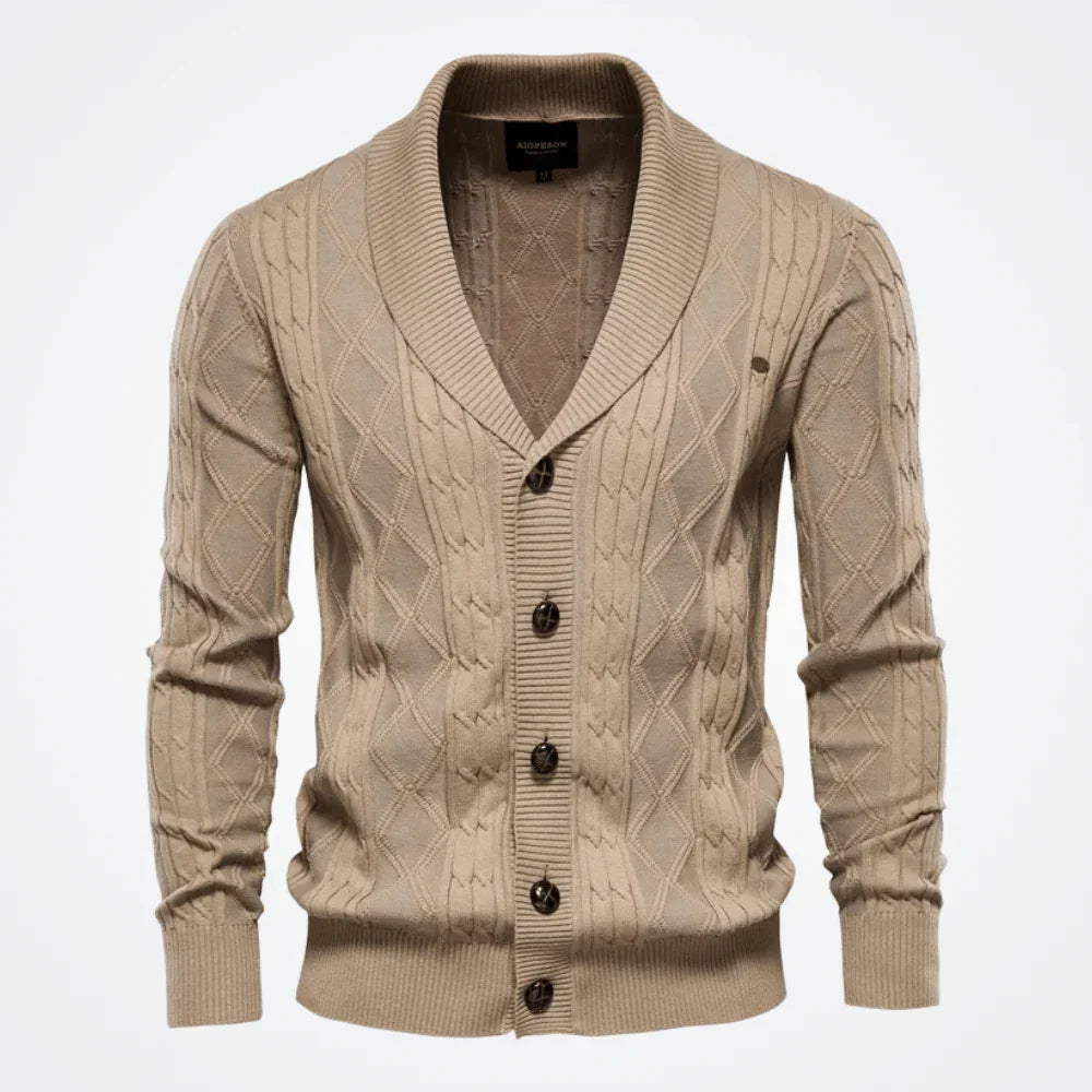 Men's Cardigan Manchester - Pure - PURECLO