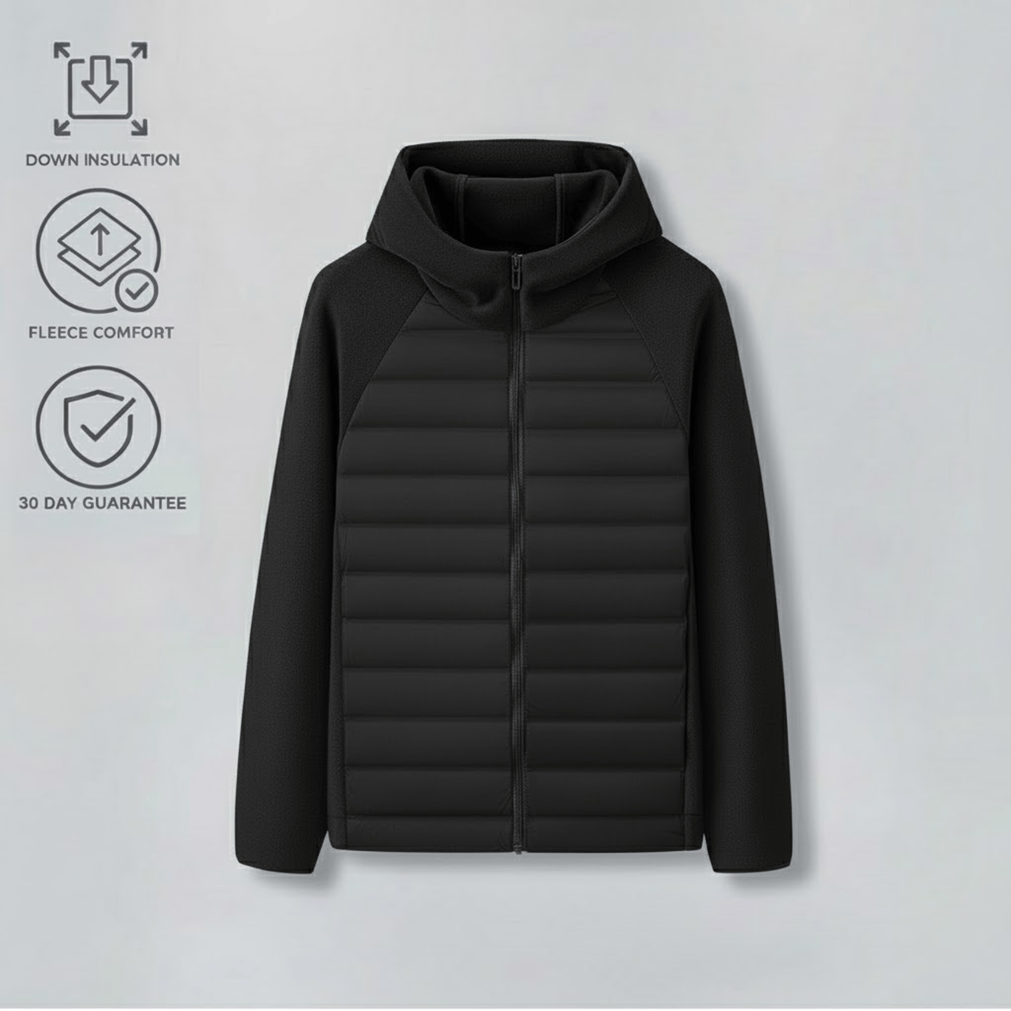 Fleece Down Gilet Jacket
