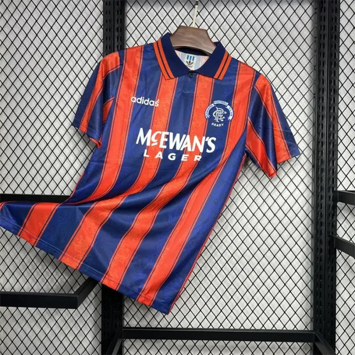Retro Rangers Away Kit 1993 1994 Football Jersey - PURECLO