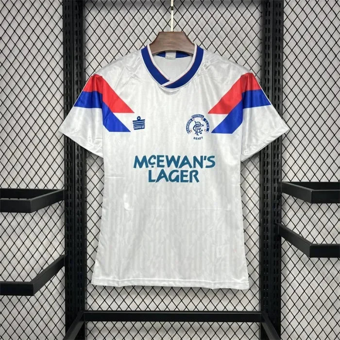 Retro Rangers Away Kit 1990 1992 Football Jersey - PURECLO