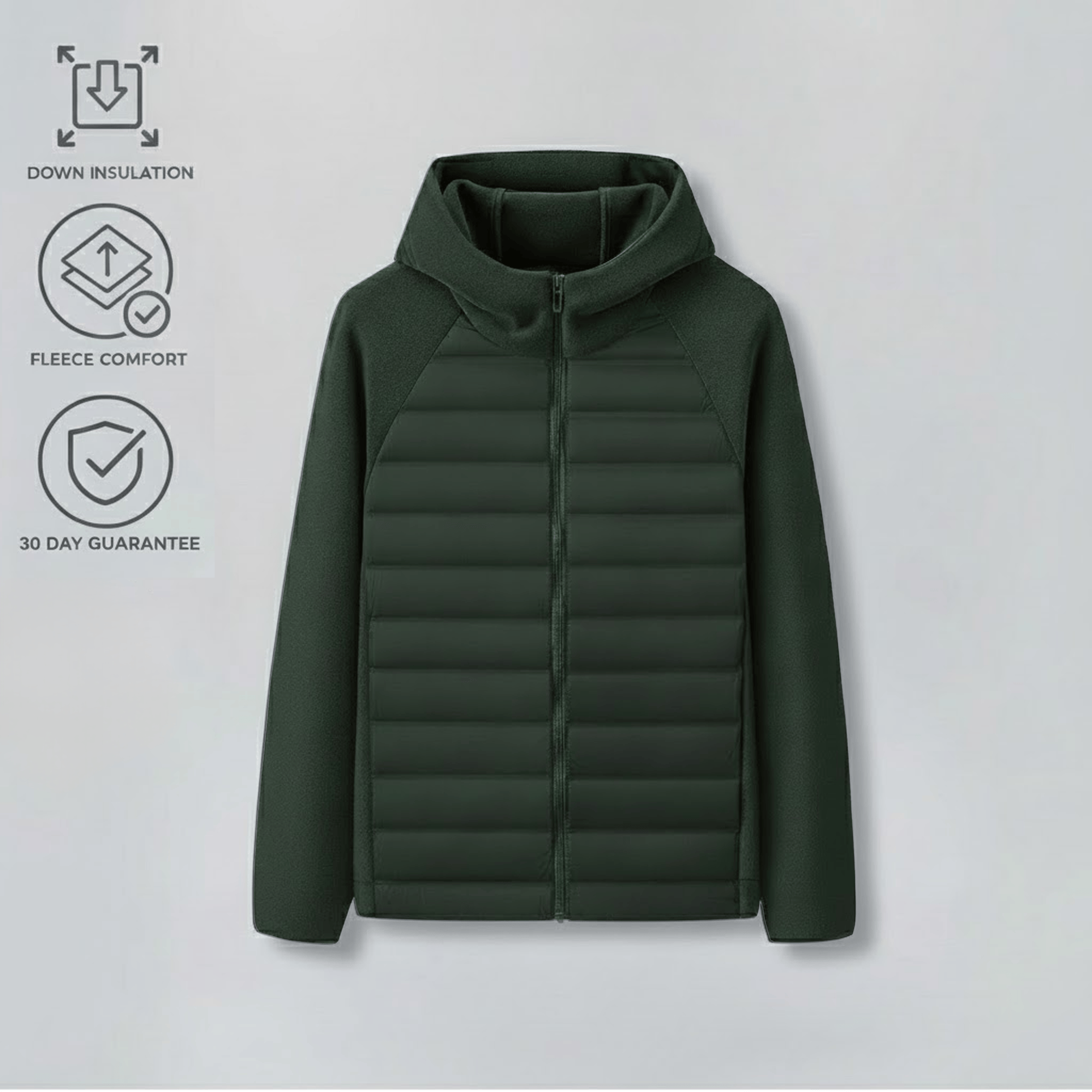 Fleece Down Gilet Jacket