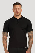 THE MUSCLE BUTTON POLO - PURECLO