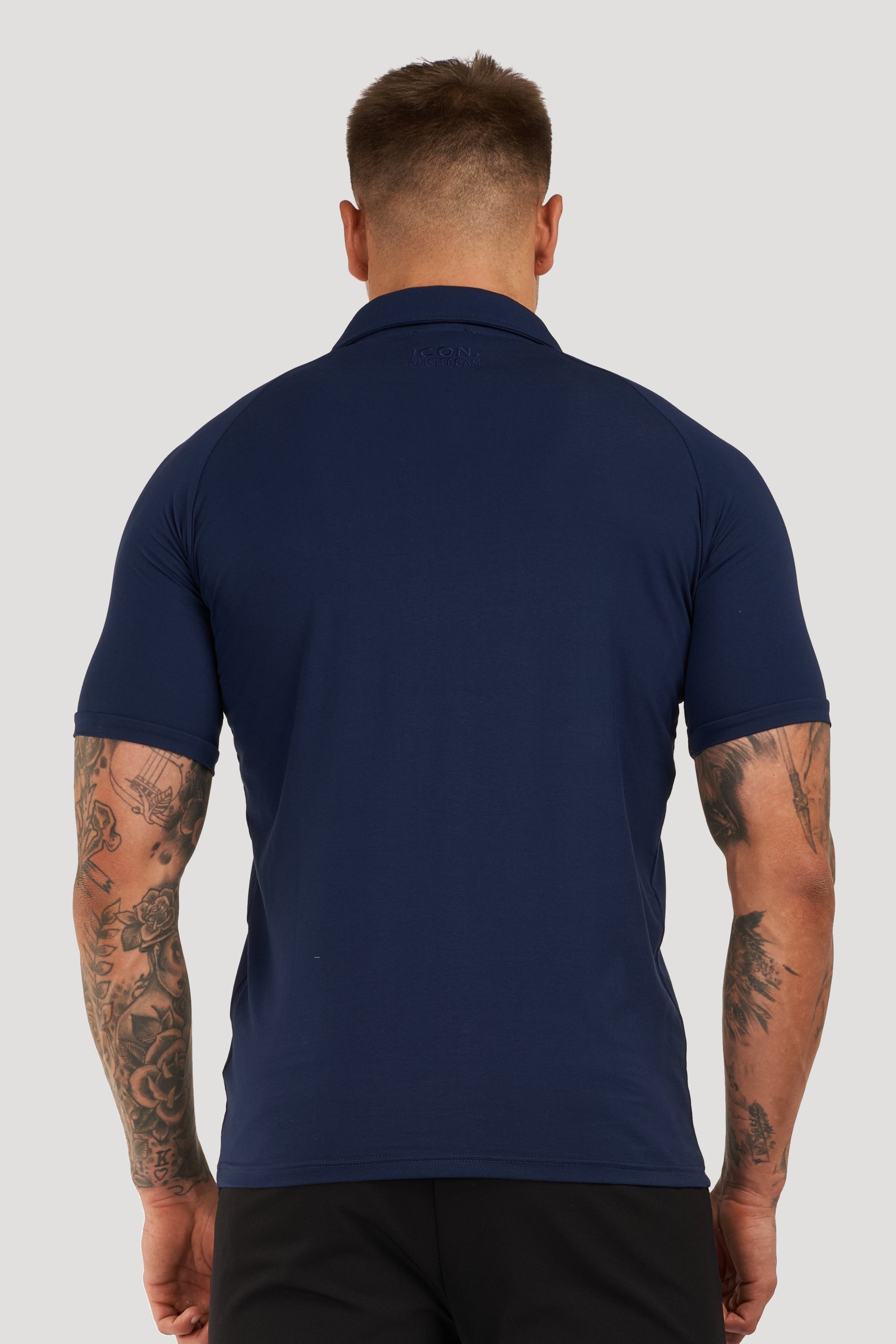 THE MUSCLE BUTTON POLO - PURECLO