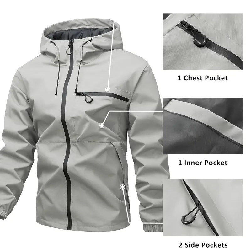 🔥LAST DAY SALE- 49% OFF⛰️3-in-1 Waterproof Men's Jacket – Rain, Wind & Cold, All Covered - PURECLO