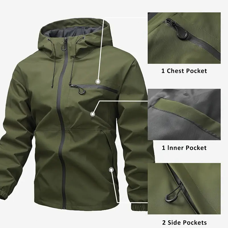 🔥LAST DAY SALE- 49% OFF⛰️3-in-1 Waterproof Men's Jacket – Rain, Wind & Cold, All Covered - PURECLO