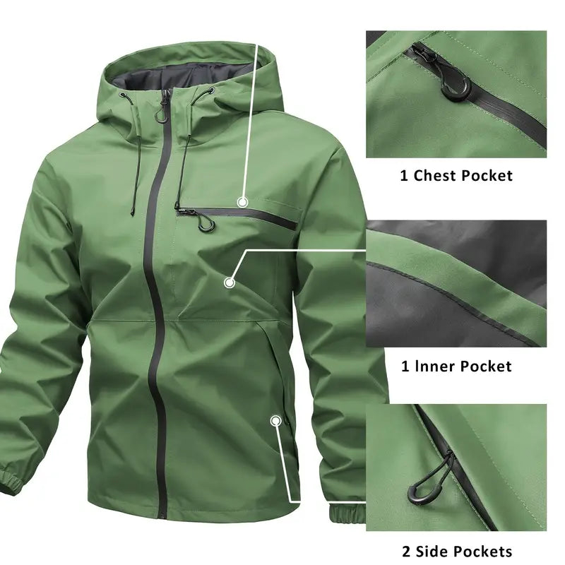 🔥LAST DAY SALE- 49% OFF⛰️3-in-1 Waterproof Men's Jacket – Rain, Wind & Cold, All Covered - PURECLO