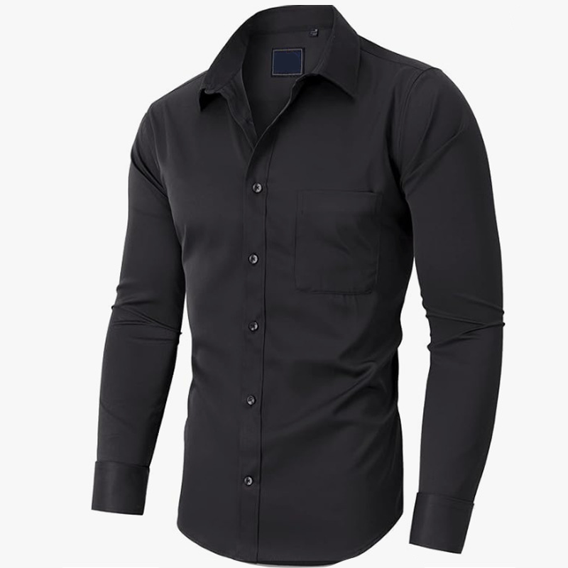 🔥Hot Sale🔥Solid-Color Long-Sleeve Shirt (50% OFF) - PURECLO