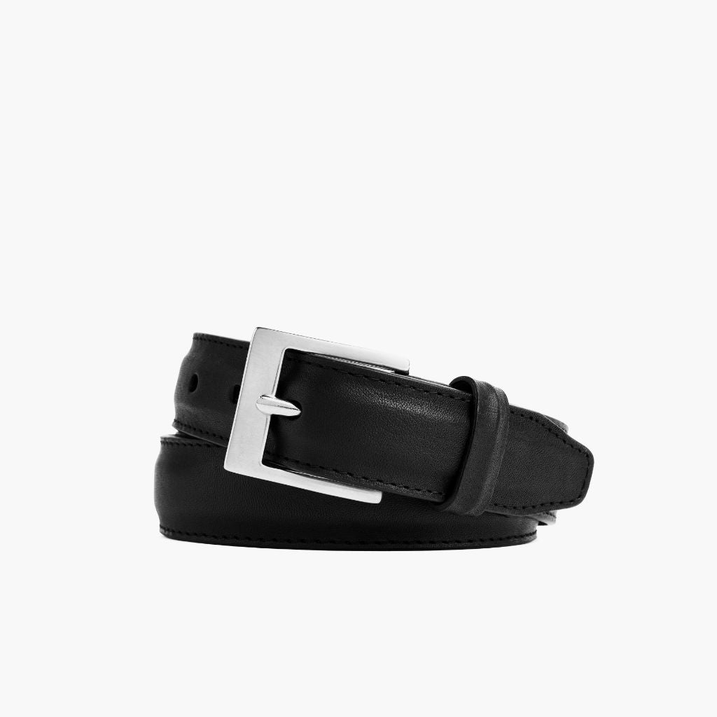 Pure Men's Classic Leather Belt | Black