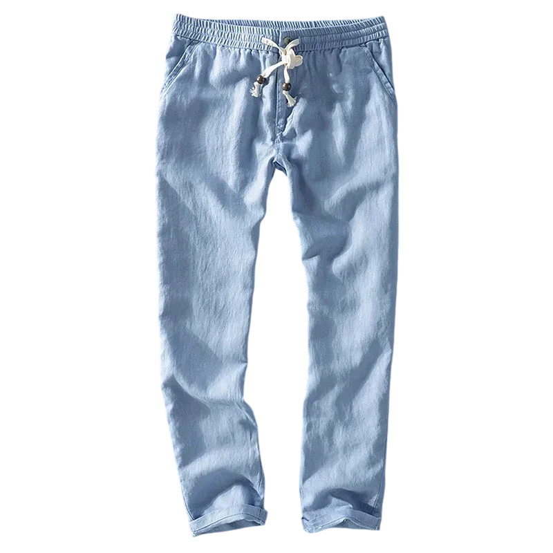 Men's Linen Trousers Morato - Pure - PURECLO