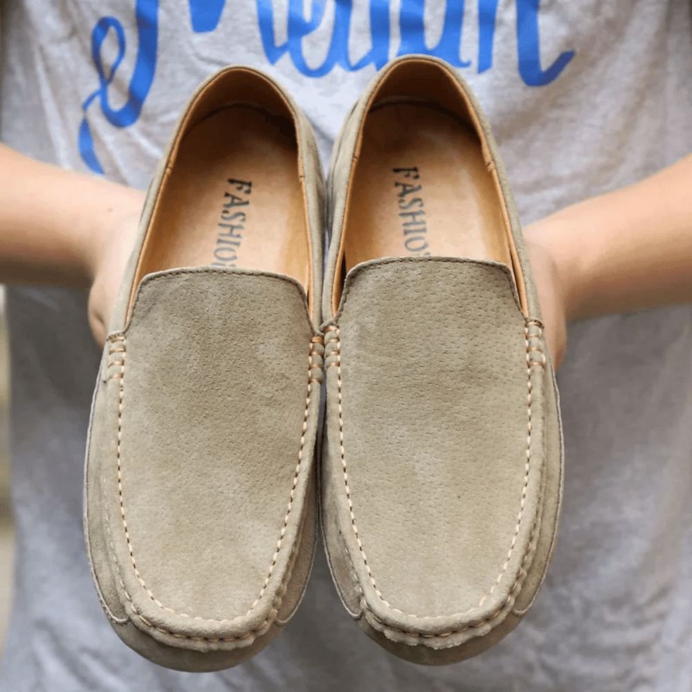 Men's Leather Moccasin Sweden - Pure
