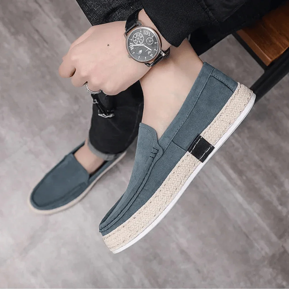 Leather Moccasins for Men Nantes - Pure - PURECLO