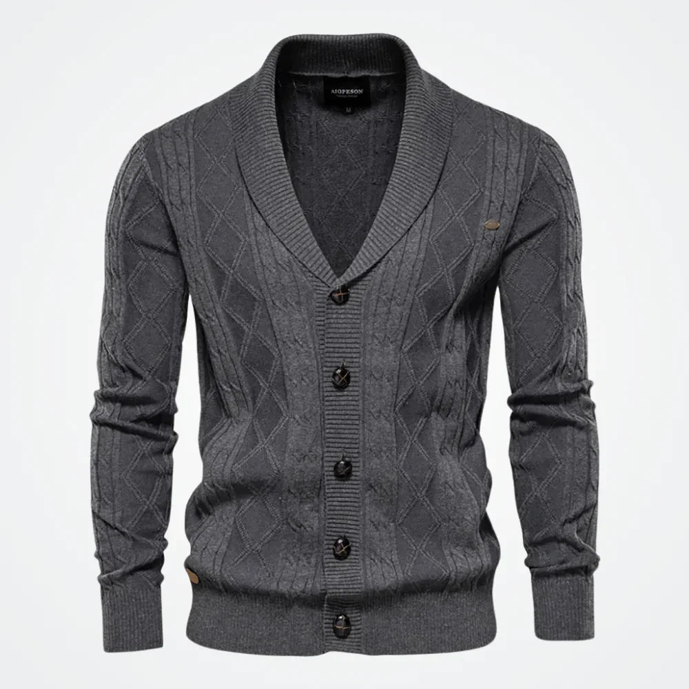 Men's Cardigan Manchester - Pure - PURECLO
