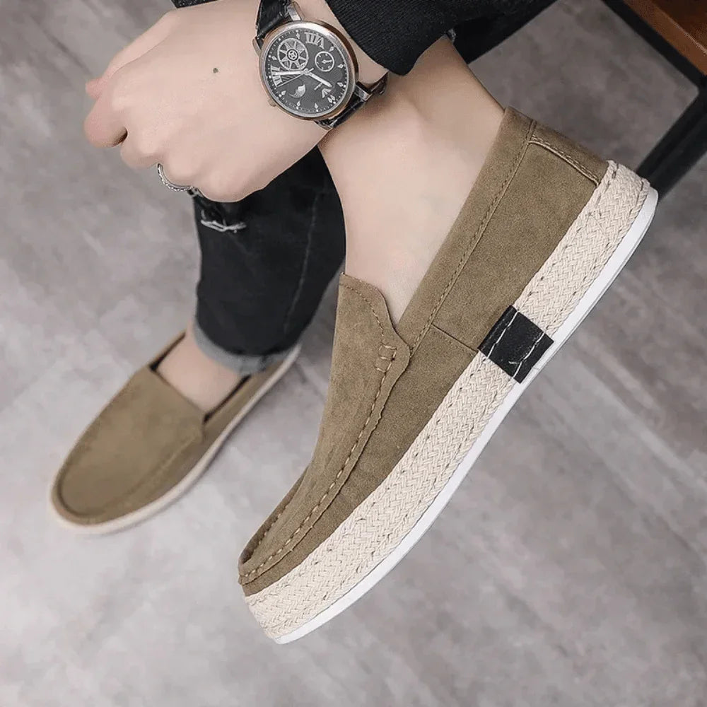Leather Moccasins for Men Nantes - Pure - PURECLO