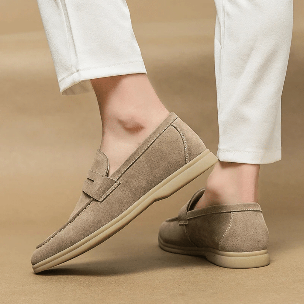 Leather Moccasin Loafer for Men Liverpool - Pure