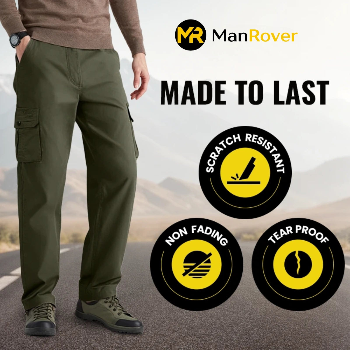 PURE Rover UltraFlex Cargo Trousers