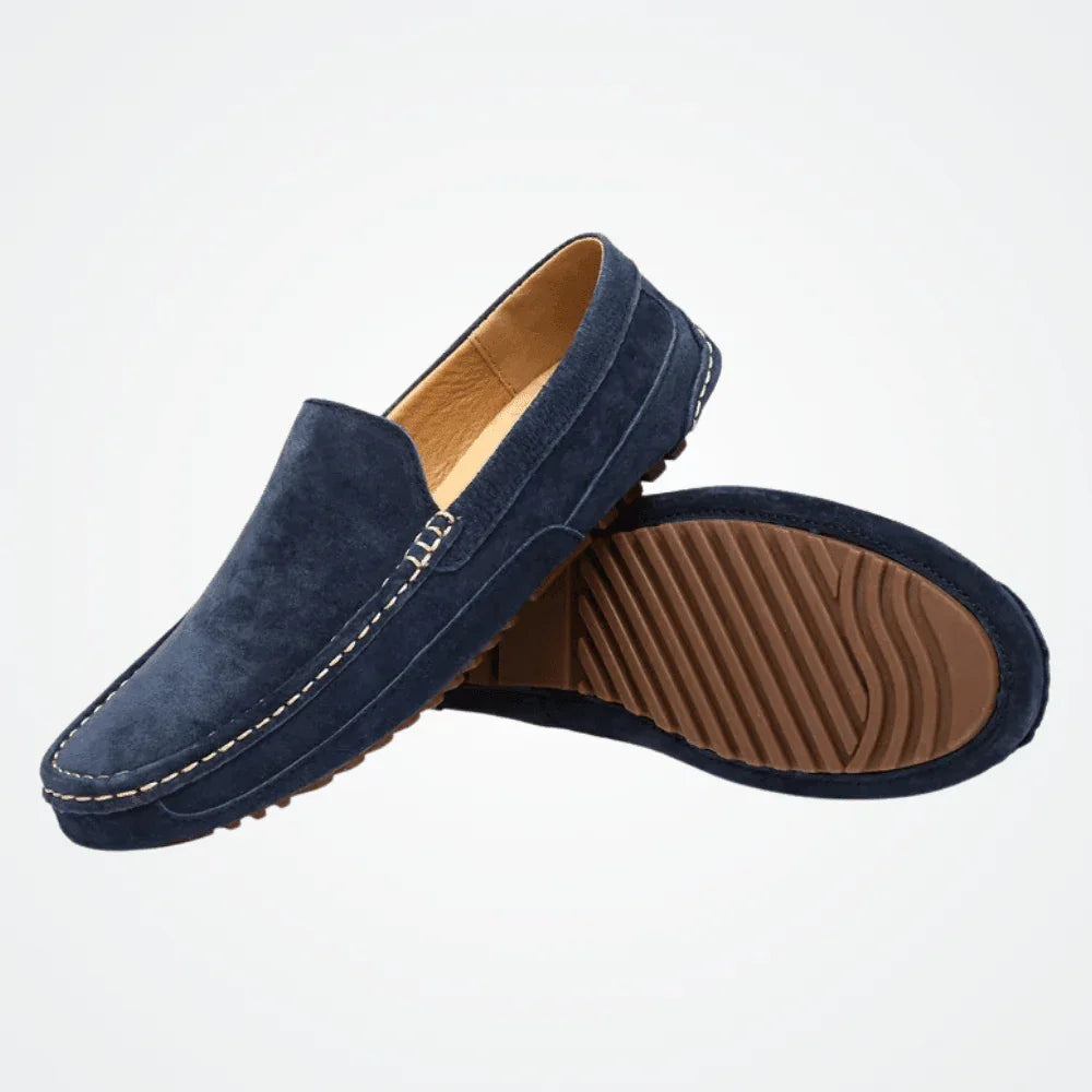 Men's Leather Moccasin Sweden - Pure - PURECLO