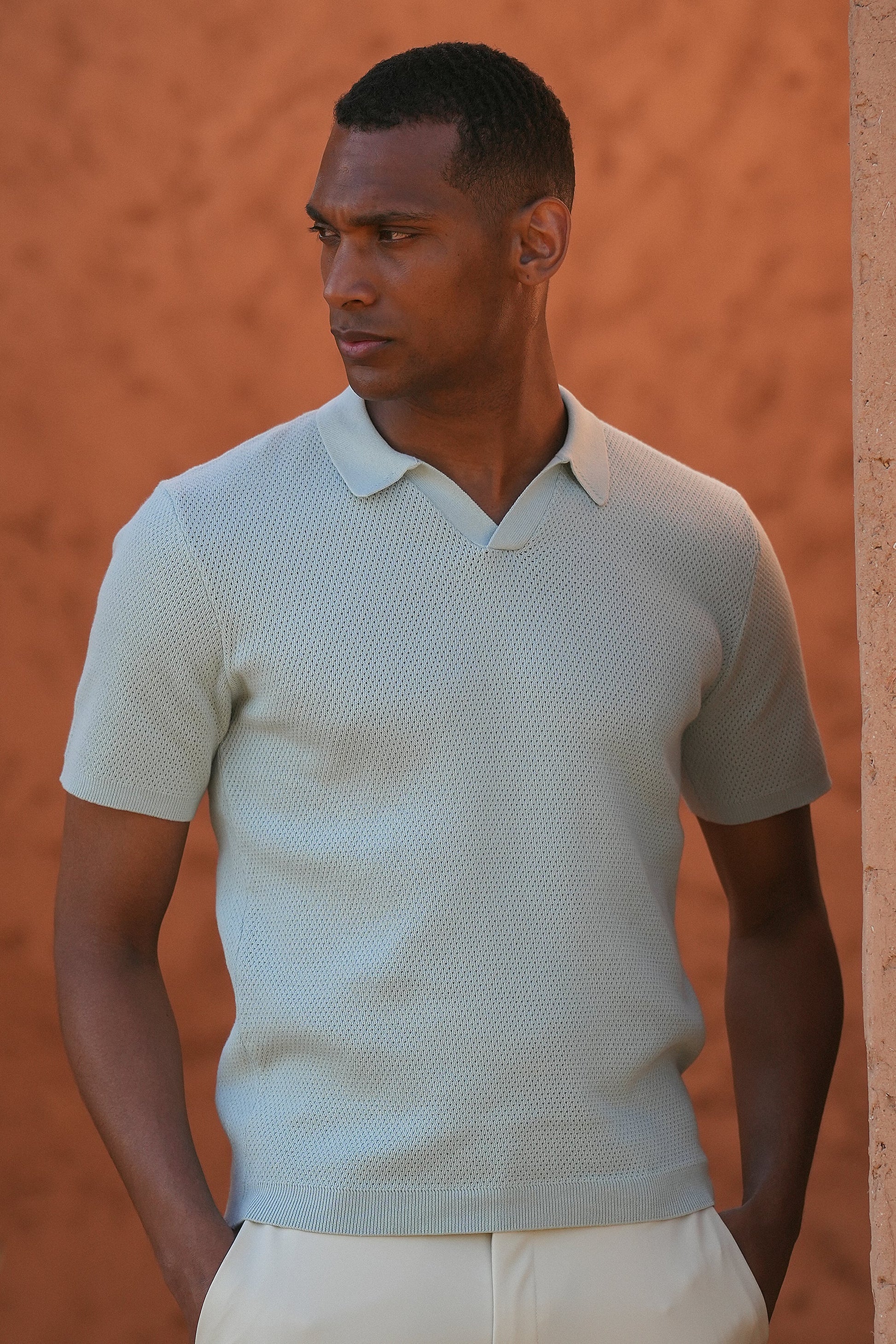 THE CAPRI SHORT SLEEVE POLO - PURECLO