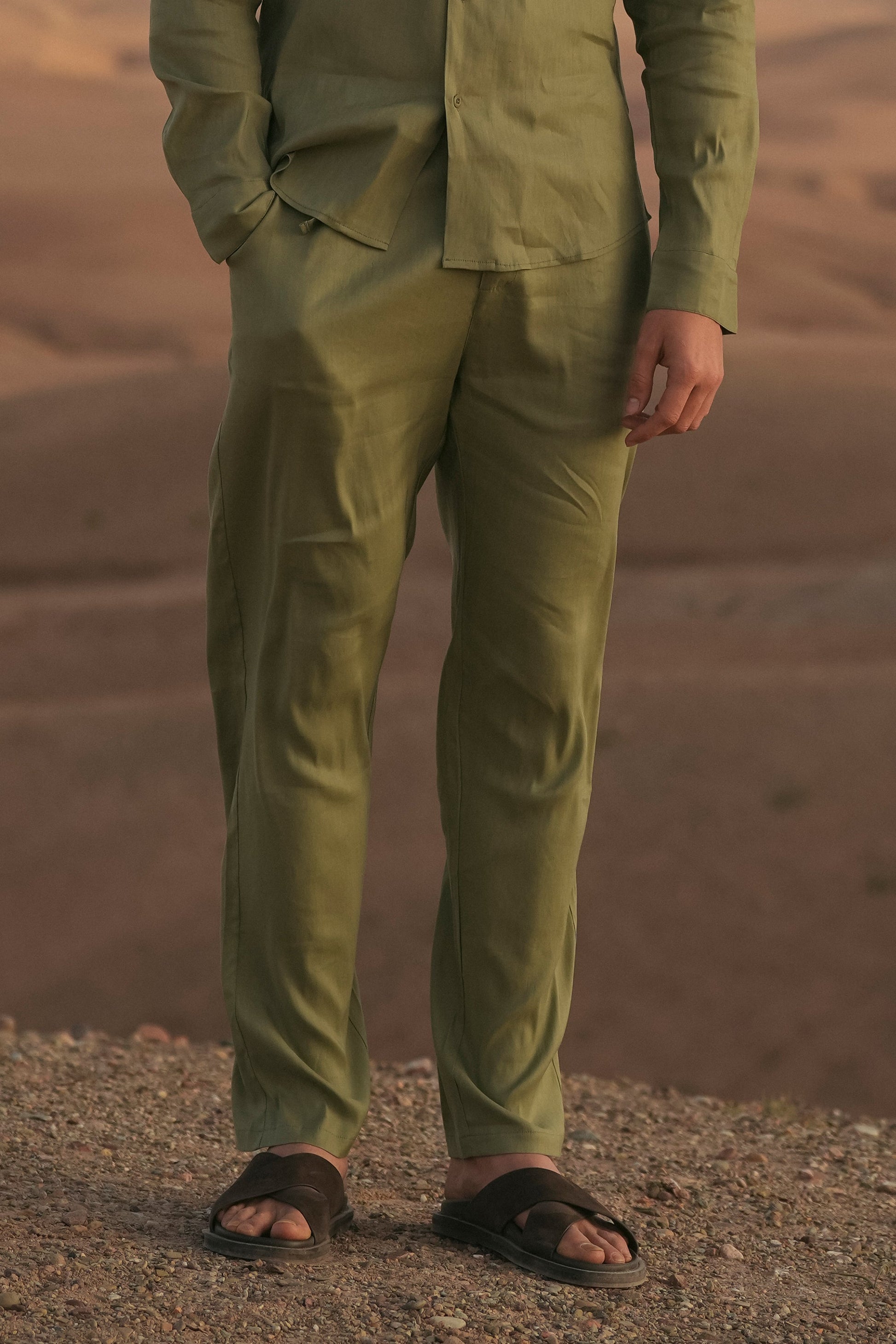 THE LINEN TROUSERS - PURECLO