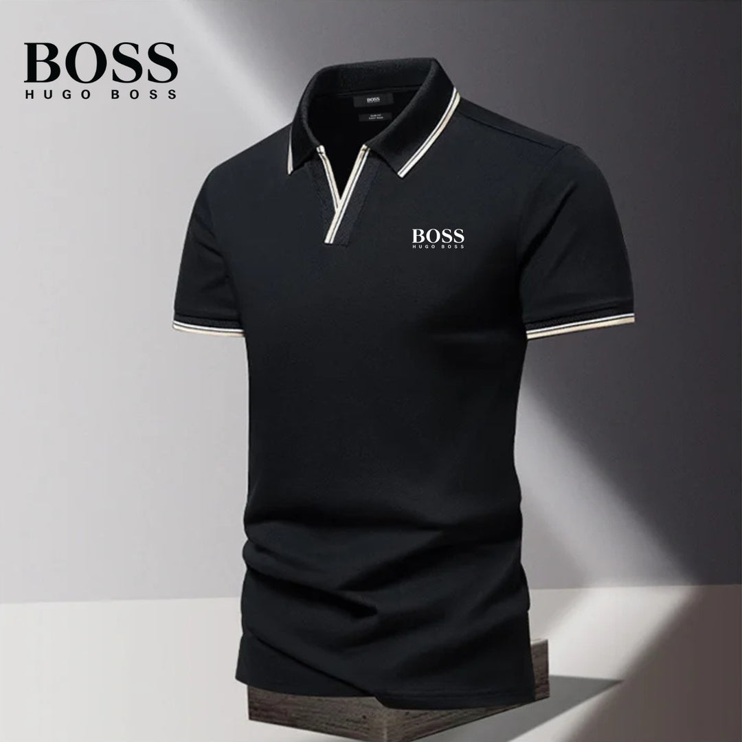 PureClo™ Elegant Old Money Polo – premium cotton polo shirt with a tailored fit and timeless design inspired by quiet luxury and effortless sophistication.