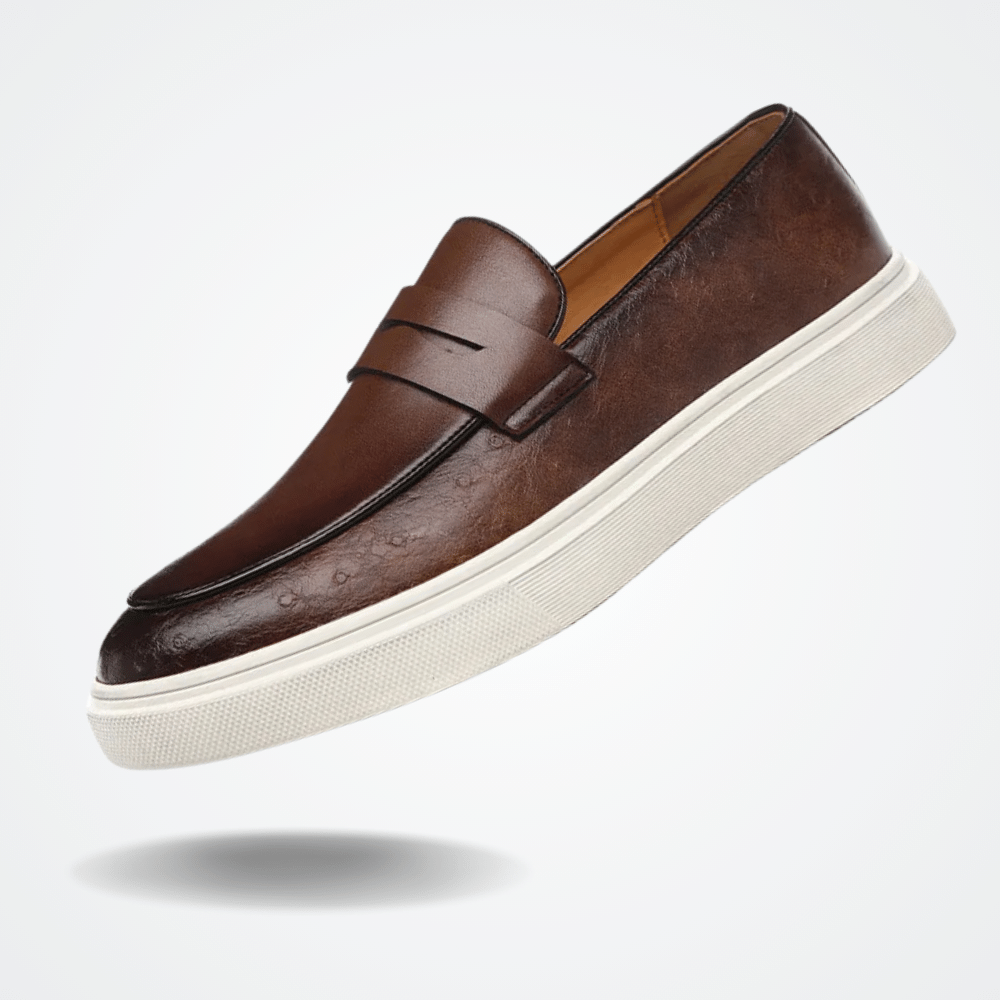 Leather Moccasin Slip-On for Men by - Pure