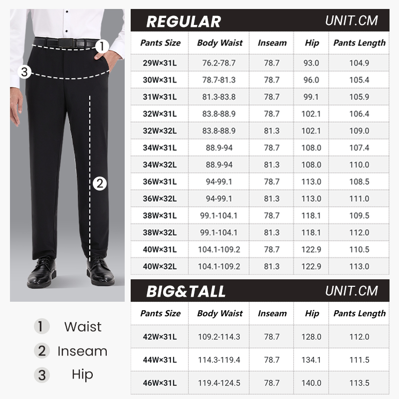 💥CLEARANCE👑Fliwos® Men's Stretch Iron-free Dress Pants - PURECLO