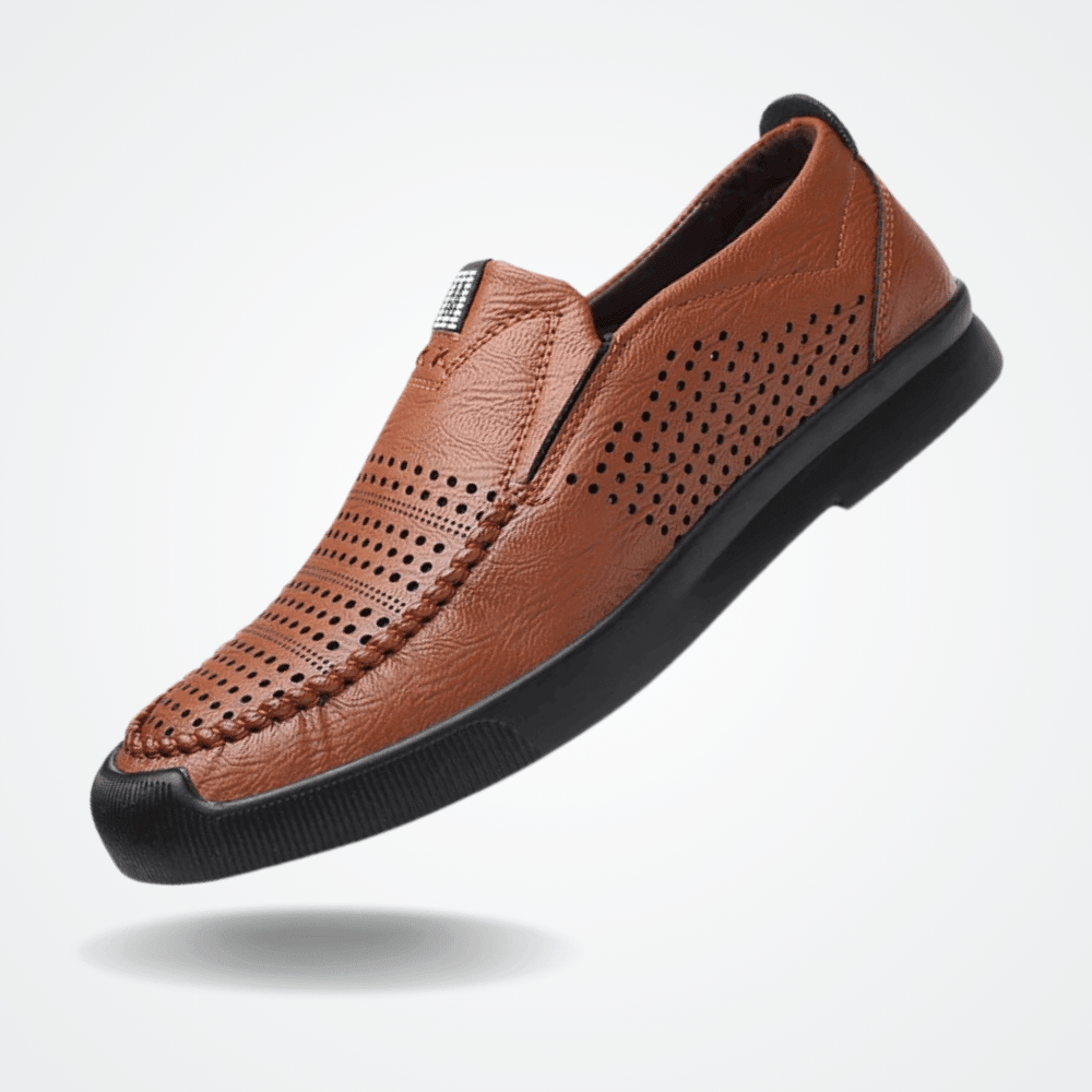 Men's Leather Moccasins Milan - Pure