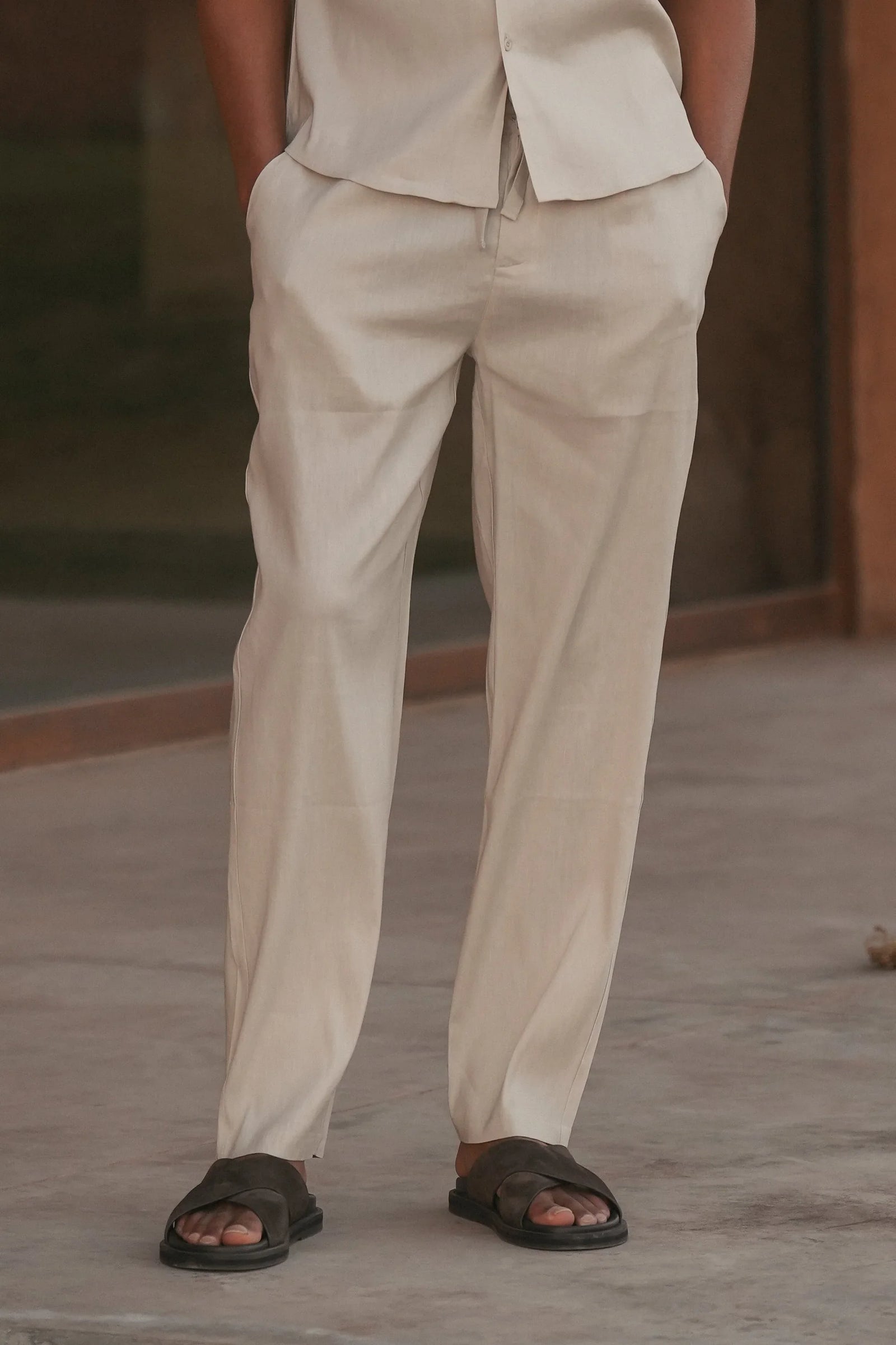 THE LINEN TROUSERS - PURECLO
