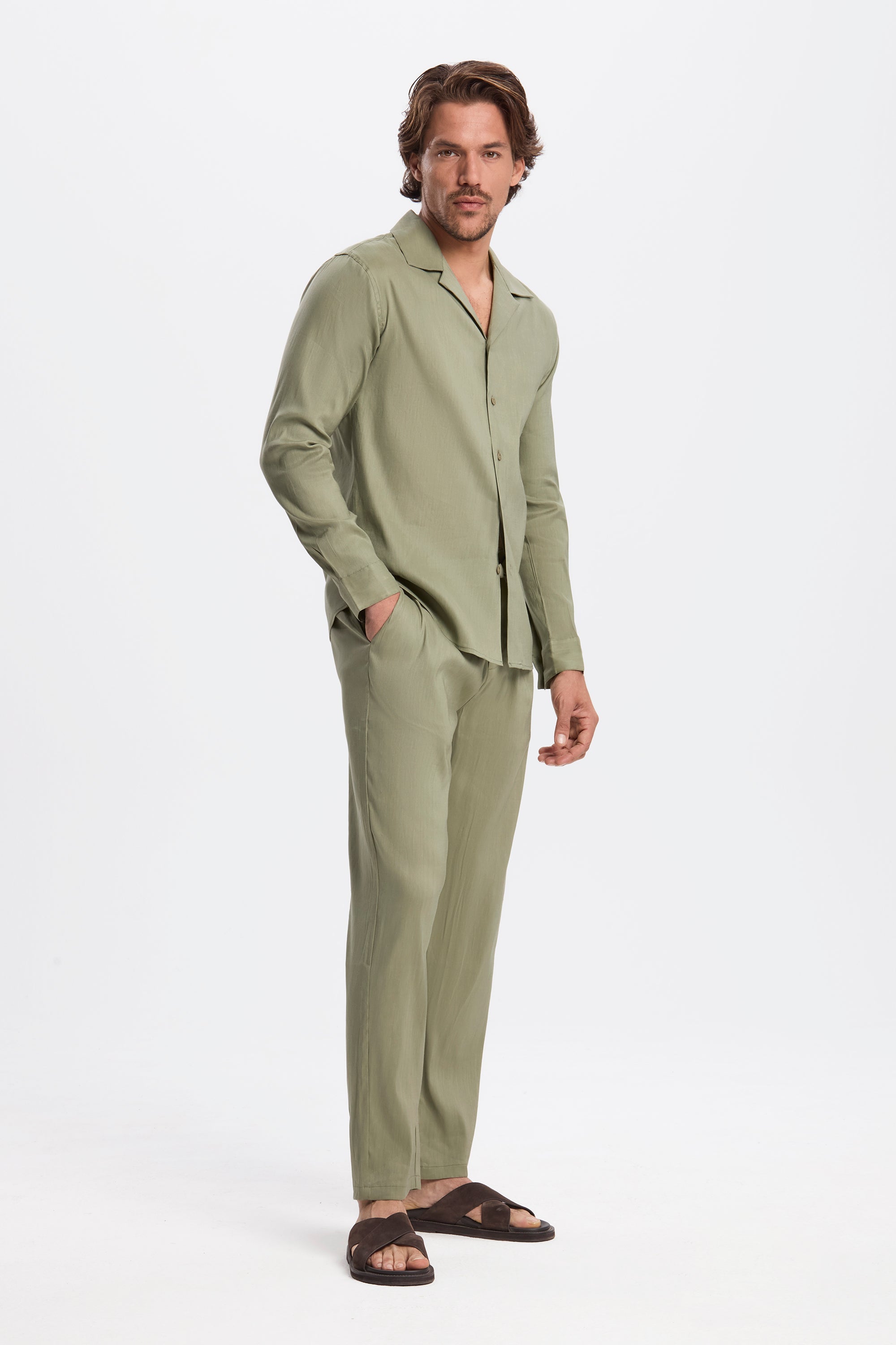 THE LINEN TROUSERS - PURECLO