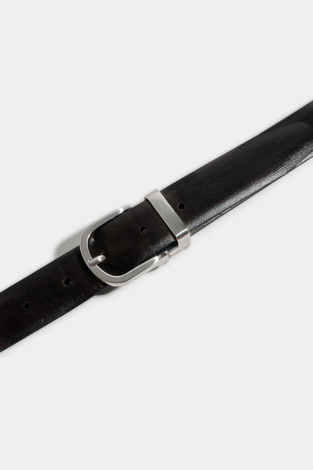 Black and brown reversible belt - Made in Italy
