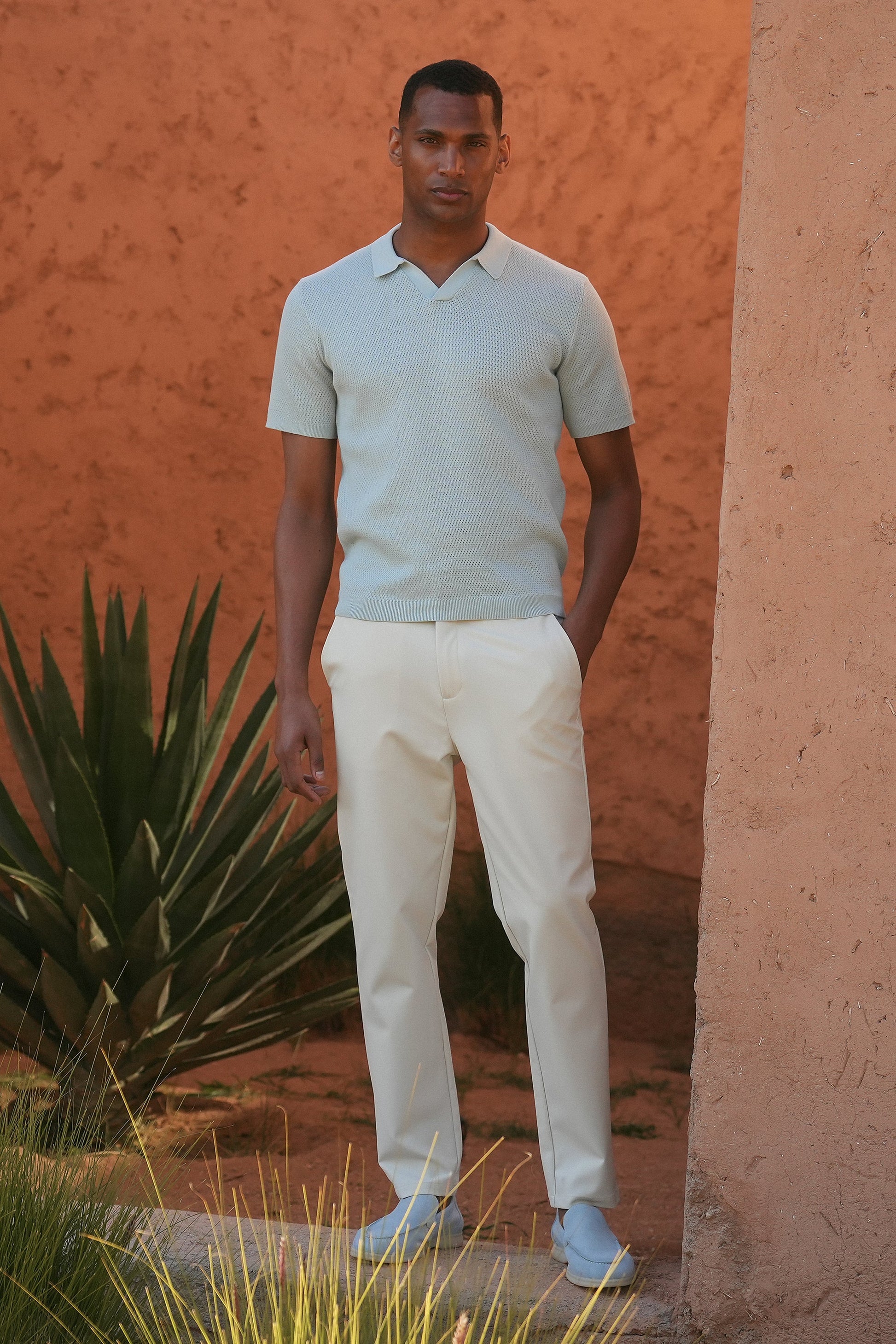 THE CAPRI SHORT SLEEVE POLO - PURECLO