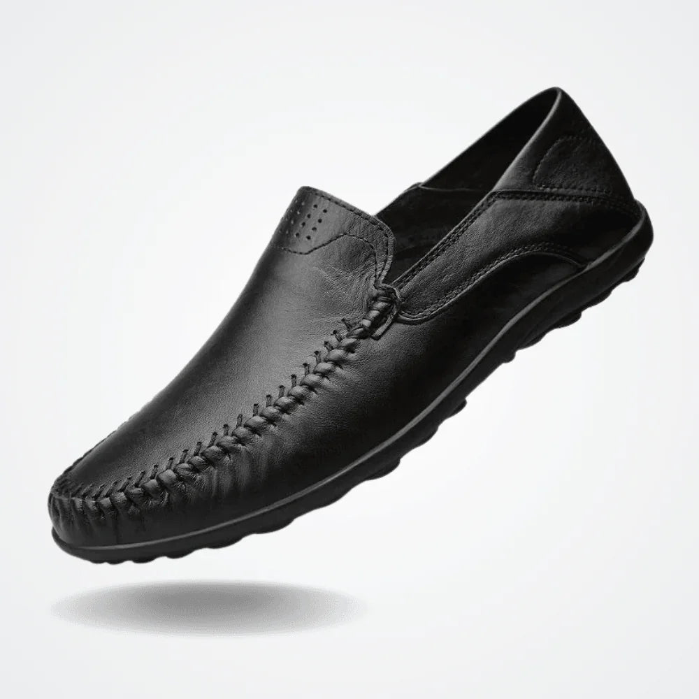 Men's Leather Moccasins Florença - Pure - PURECLO