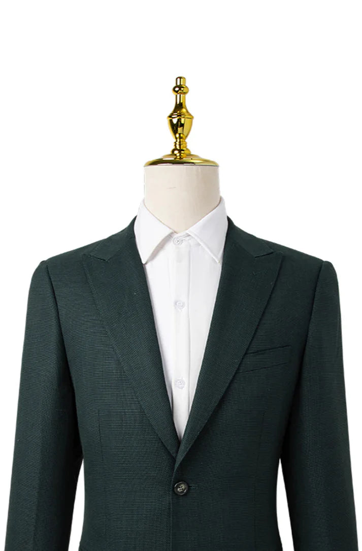 PURE | Hopweave Slim Fit Suit – Rich Green
