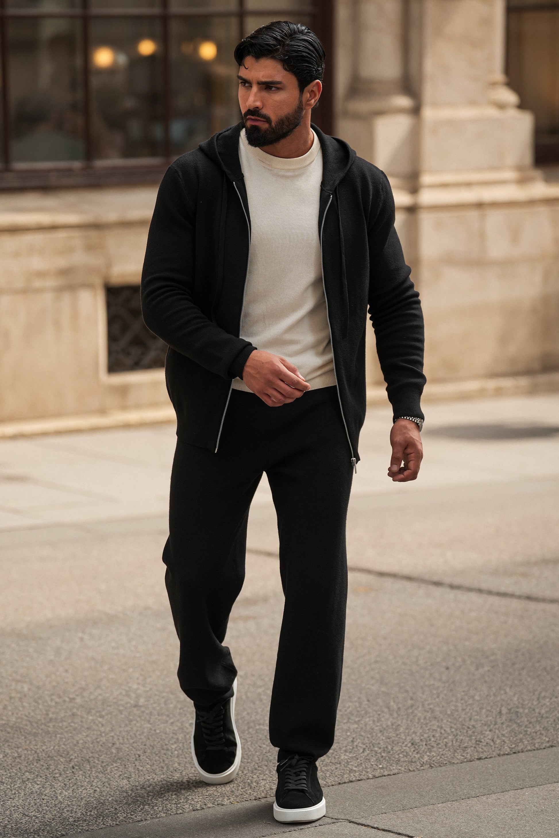 THE ELITE CASHMERE JOGGER - PURECLO