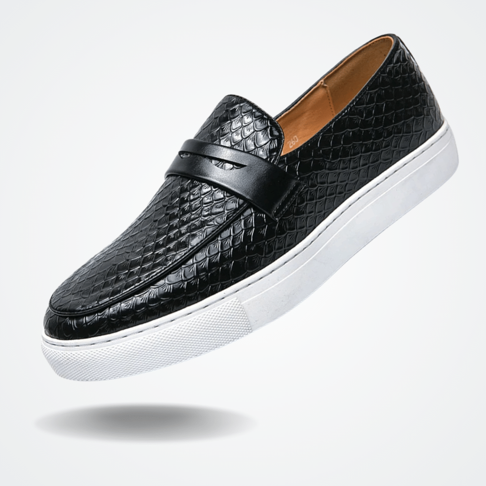 Leather Moccasin Slip On for Men Toulon - Pure