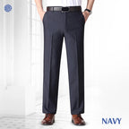 Calça Masculina Social Confortável Cintura Alta Ice Silk