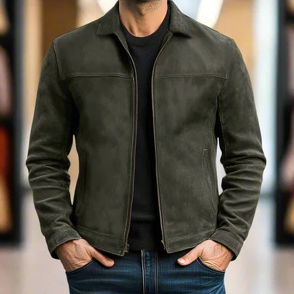 Tobias™ | Leather Jacket - PURECLO