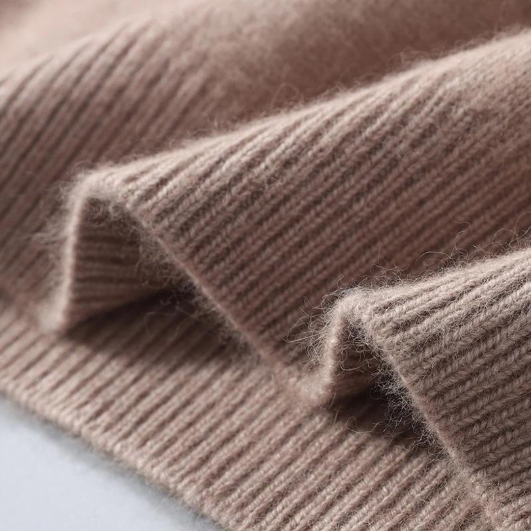 100% CASHMERE ZIP UP