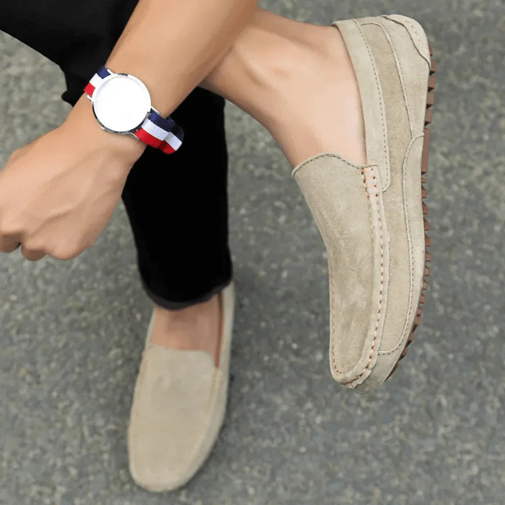 Men's Leather Moccasin Sweden - Pure - PURECLO