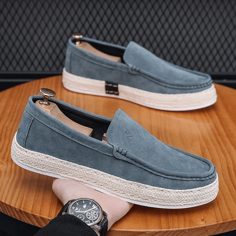 Leather Moccasins for Men Nantes - Pure