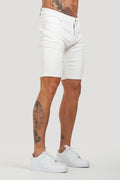 THE LORENZO SHORTS - WHITE - PURECLO