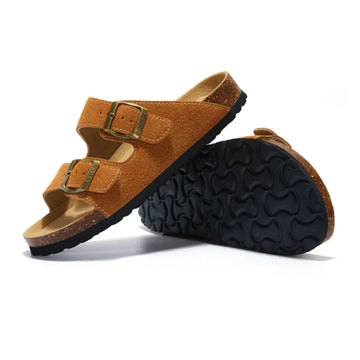 Birken California Suede Sandals for Men - Pure - PURECLO