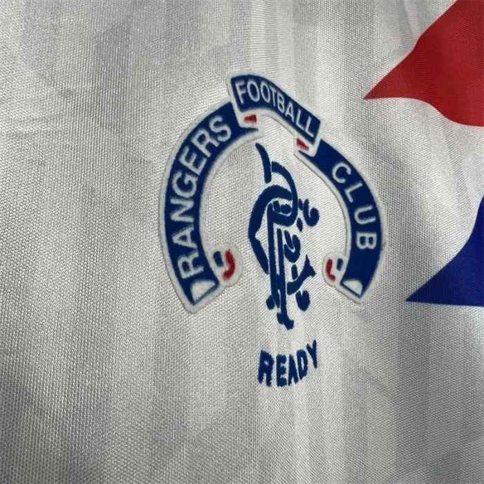 Retro Rangers Away Kit 1990 1992 Football Jersey - PURECLO