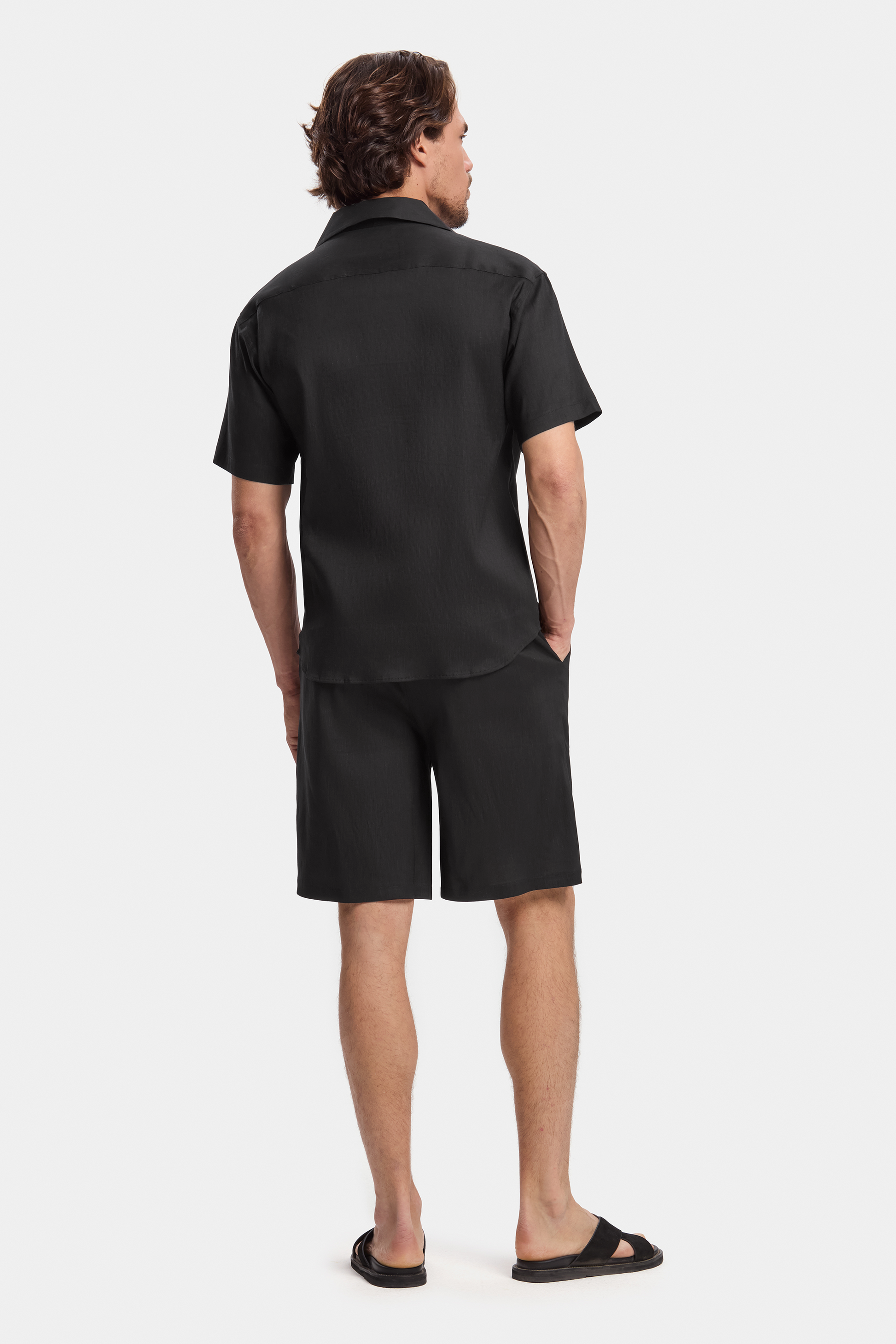 THE LINEN SHORTS - PURECLO