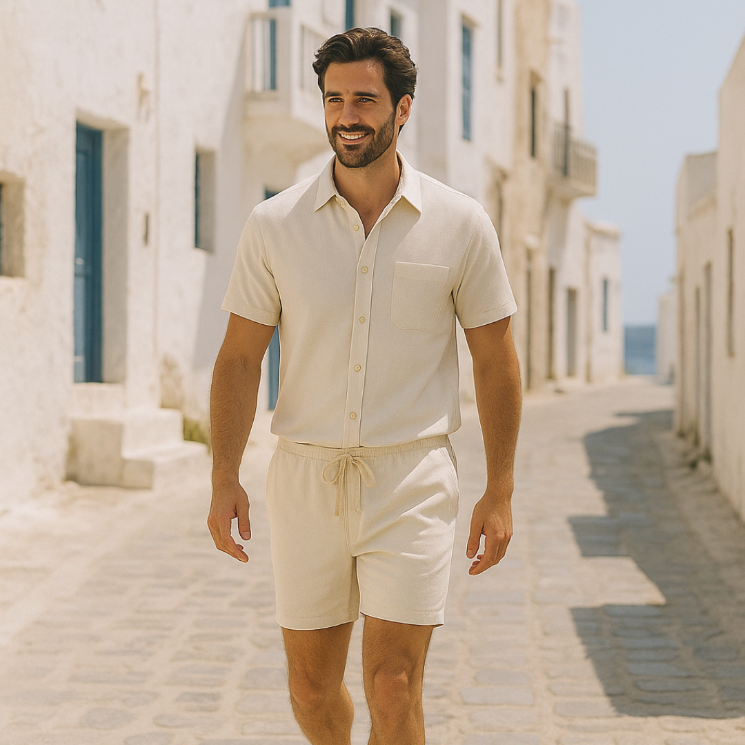 Capri Summer Shirt & Shorts Set - PURECLO