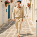 Sahara Linen Shirt & Pants Set - PURECLO