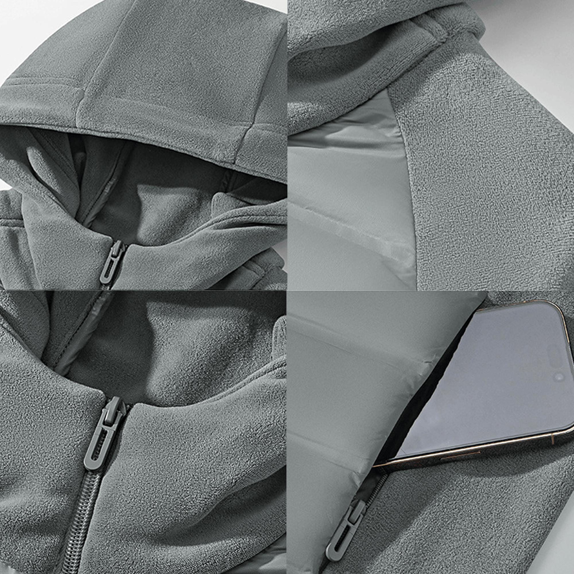 Fleece Down Gilet Jacket