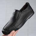 Men's Leather Moccasins Milan - Pure - PURECLO